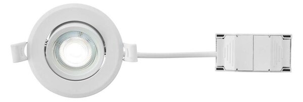 Markslöjd 108885 - Faretto LED dimmerabile da incasso per bagno PLUTO LED/4,9W/230V IP44 bianco