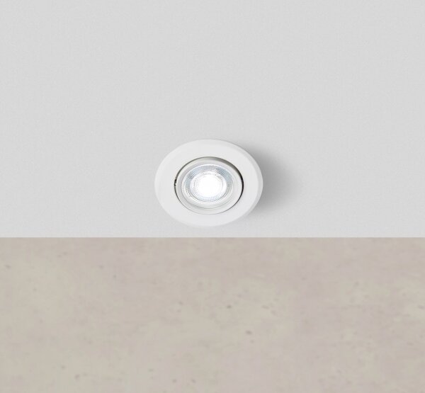 Markslöjd 108885 - Faretto LED dimmerabile da incasso per bagno PLUTO LED/4,9W/230V IP44 bianco