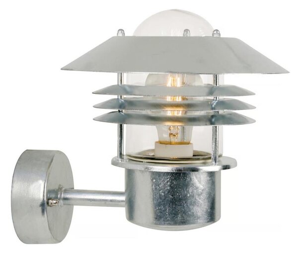 Nordlux - Applique da esterno VEJERS 1xE27/60W/230V IP54 argento