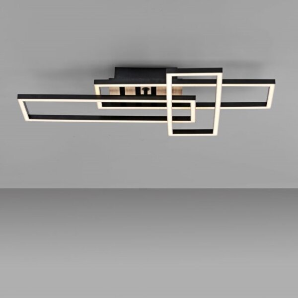 JUST LIGHT. 14051-79 - Plafoniera LED AKUSTIKA LED/20,5W/230V rovere/nero