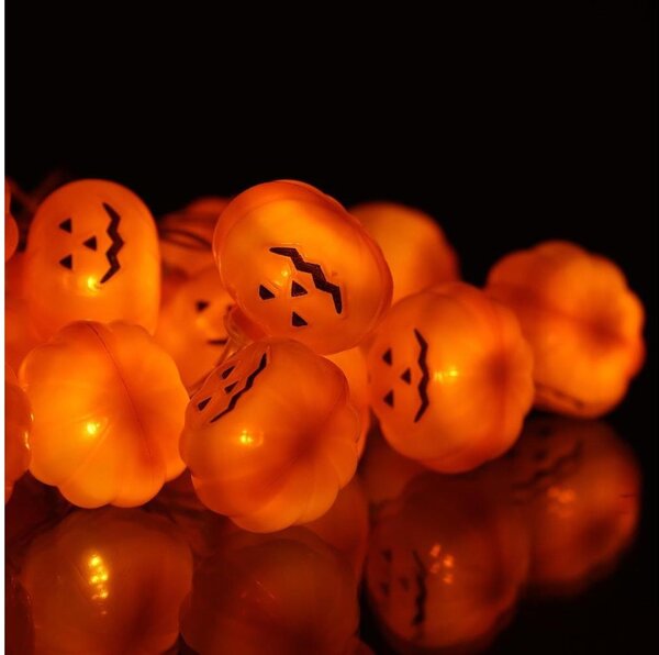 Retlux - Catena luci LED decorativa HALLOWEEN 20xLED/3xAA/bianco caldo 3,3m zucche