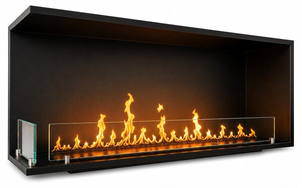 Divina Fire Camino a Bioetanolo da Incasso ad Angolo Biocamino Angolare 120x50 URANO120 SX TOPLINE - DF1200USX