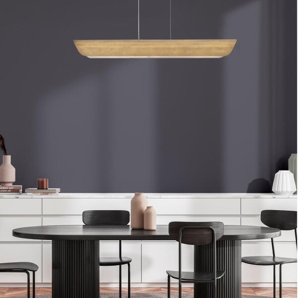 Hinkley HK-ARCO-LED-LP-117-HB - Lampadario LED sospeso su cavo ARCO LED/43W/230V 3000K, finitura dorata