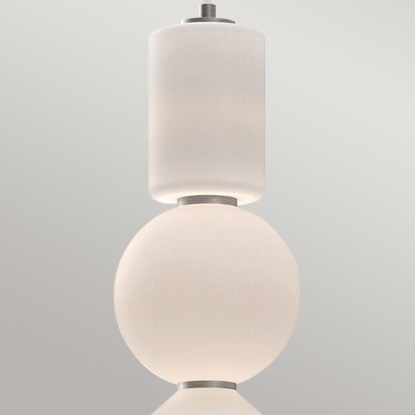 Alora Mood ALM-BIJOU-P3-PN - Lampadario a sospensione su cavo BIJOU LED/20W/230V 3000K cromo