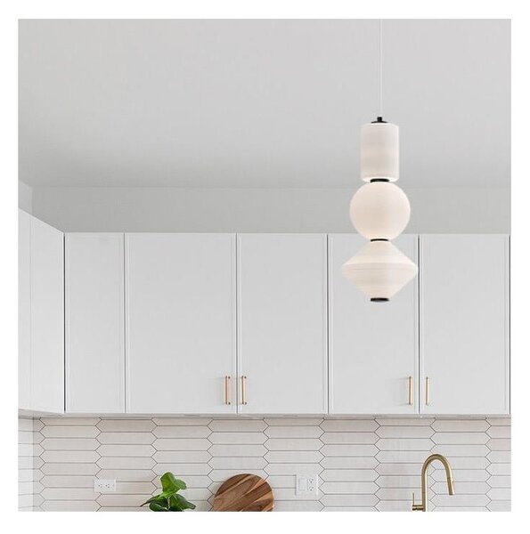 Alora Mood ALM-BIJOU-P3-MB - Lampadario LED a sospensione con cavo BIJOU LED/20W/230V 3000K nero
