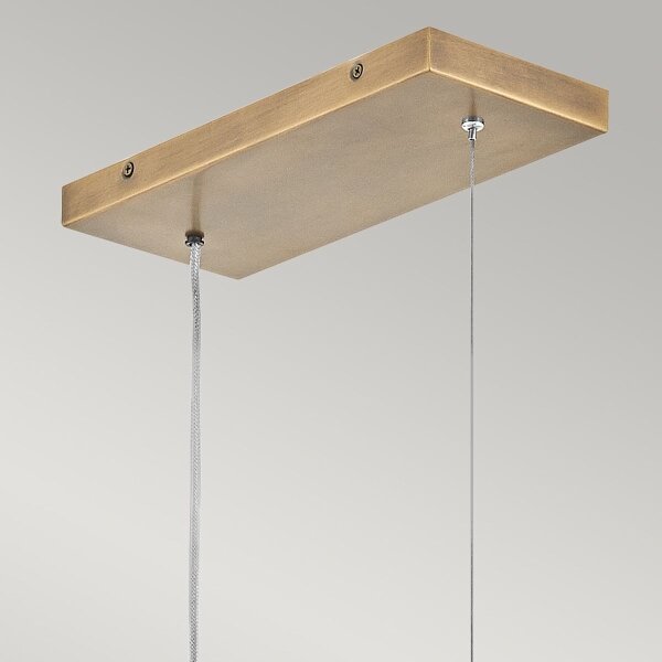 Hinkley HK-ARCO-LED-LP-117-HB - Lampadario LED sospeso su cavo ARCO LED/43W/230V 3000K, finitura dorata