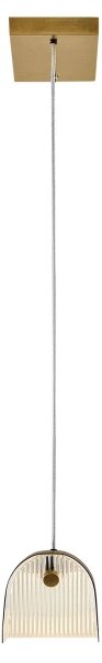 Hinkley HK-ARCO-LED-LP-117-HB - Lampadario LED sospeso su cavo ARCO LED/43W/230V 3000K, finitura dorata