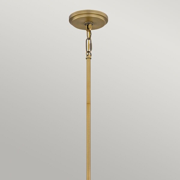 Quoizel QZ-BRECKEN-2P-AB-OPAL - Lampadario a stelo BRECKEN 2xE27/60W/230V oro/bianco