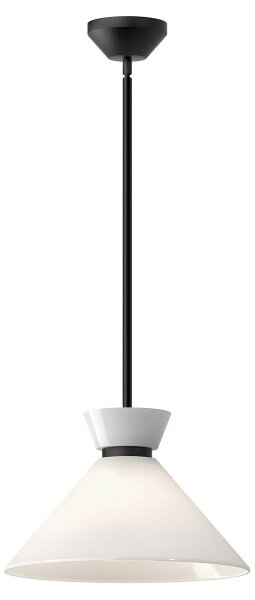 Alora Mood ALM-HALSTON-P-M-BK - Lampadario su asta HALSTON 1xE27/60W/230V nero