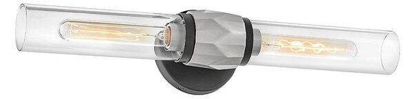 Hinkley HK-ELLISON2-BK-BN -Lampada da bagno ELLISON 2xE27/40W/230V IP44 nera