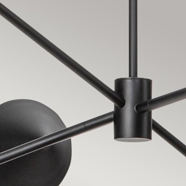 Alora Mood ALM-DAPHNE6-MB - Lampadario a stelo DAPHNE 6xE14/40W/230V