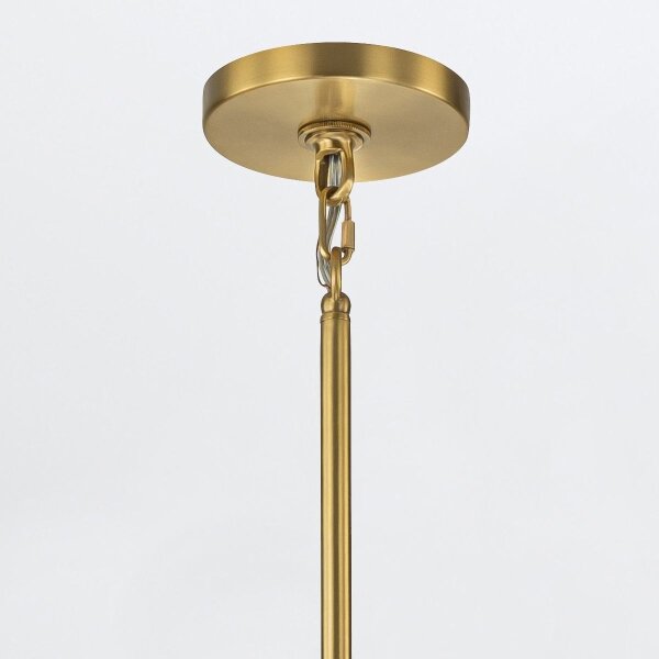 Elstead MARVELE10-AB-OPAL - Lampadario su asta MARVELE 10xE14/40W/230V oro