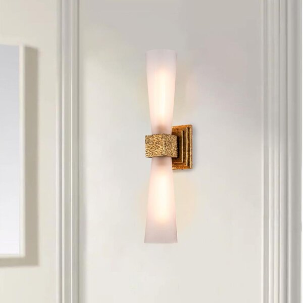 Elstead KRISTY-2WB-DG-OPAL-LED Lampada da bagno KRISTY 2xG9/4W/230V IP44 finitura rame