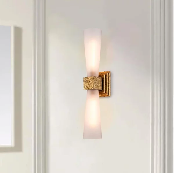 Elstead KRISTY-2WB-DG-OPAL-LED Lampada da bagno KRISTY 2xG9/4W/230V IP44 finitura rame