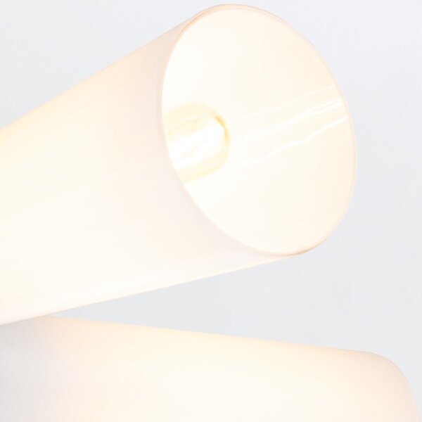Elstead KRISTY-4P-DG-OPAL - Lampadario a stelo KRISTY 4xE27/40W/230V, finitura rame