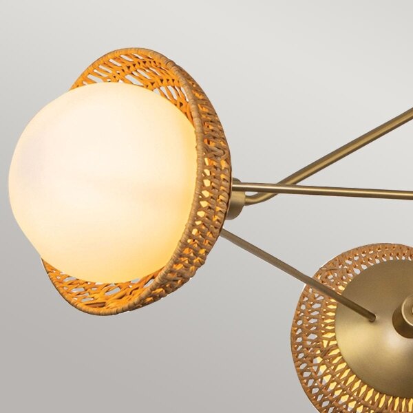 Alora Mood ALM-PERTH3-GD - Lampadario a stelo PERTH 3xE14/40W/230V dorato