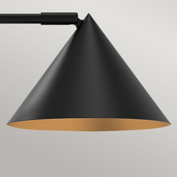 Alora Mood ALM-REMYCK-TL-BK - Lampada da tavolo REMYCK 1xE27/60W/230V nera