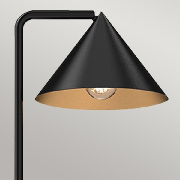 Alora Mood ALM-REMYCK-FL-BK - Lampada da terra REMYCK 1xE27/60W/230V nera