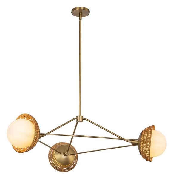 Alora Mood ALM-PERTH3-GD - Lampadario a stelo PERTH 3xE14/40W/230V dorato