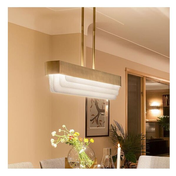Kichler KL-SERENE-LED-LP-92-NBR - Lampadario LED su asta SERENE LED/40W/230V oro