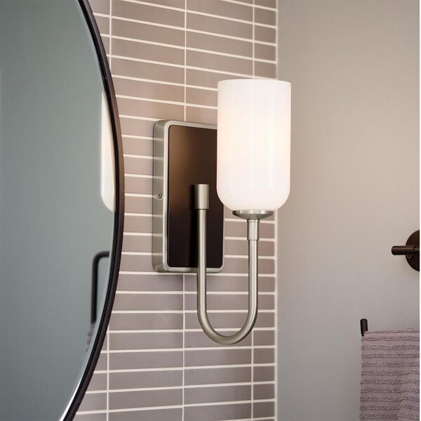 Kichler KL-SOLIA-1W-BNB - Applique da bagno LED SOLIA 1xG9/3W/230V IP44, finitura cromo