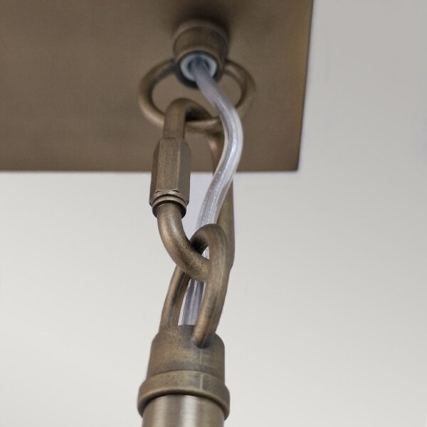 Kichler KL-SERENE-LED-LP-92-NBR - Lampadario LED su asta SERENE LED/40W/230V oro