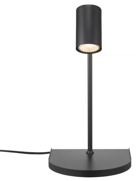 Nordlux - Lampada da parete con mensola CODY 1xGU10/15W/230V nera