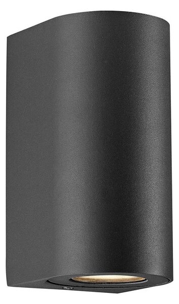 Nordlux - Applique da esterno CANTO 2xGU10/28W/230V IP44 nero