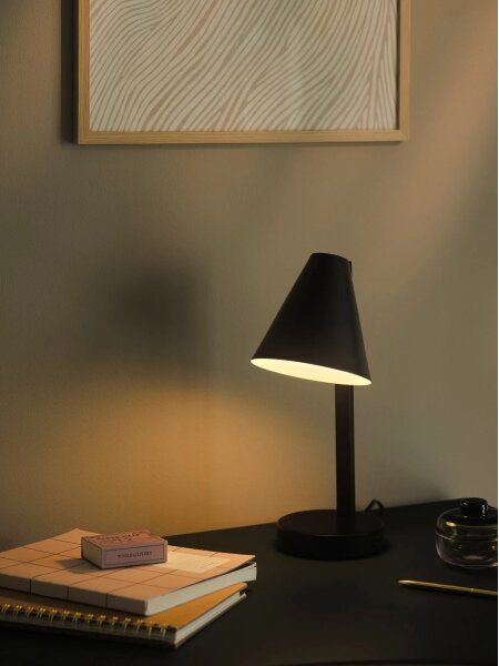 Nordlux - Lampada da tavolo WILMER 1xE14/40W/230V nera