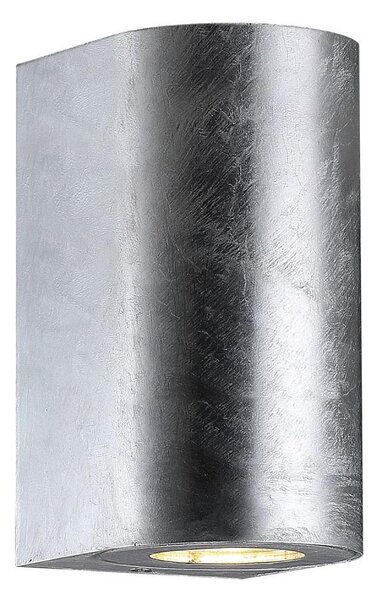 Nordlux - Applique da esterno CANTO 2xGU10/28W/230V IP44 argento