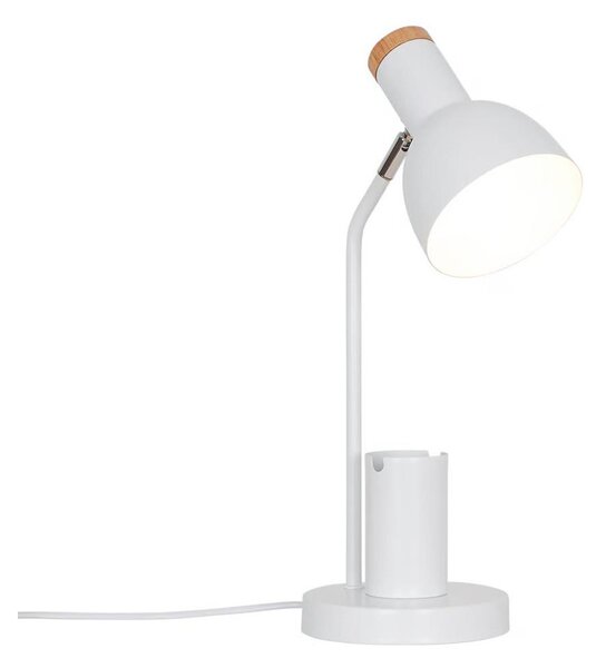 Nordlux - Lampada da tavolo DEVONE 1xE27/15W/230V bianca