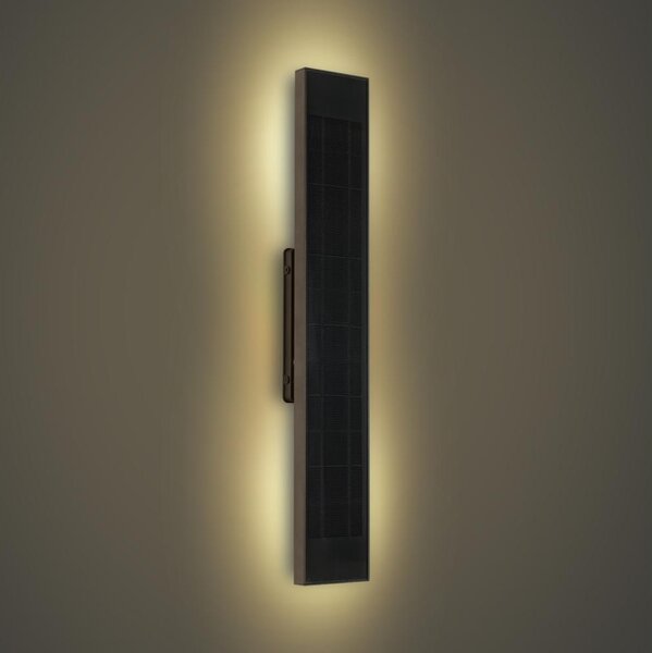 Brilagi - Applique solare a LED SUN, 4 W, 230 V, 60 cm, 4000 mAh, IP44