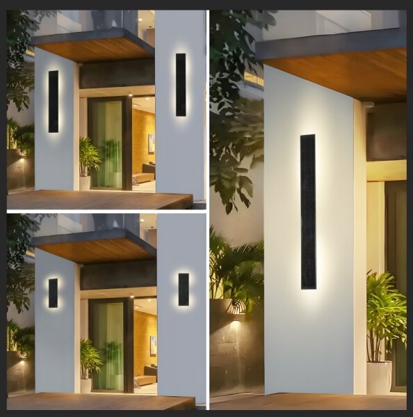 Brilagi - Applique solare LED da parete SUN LED/2,5W/230V 30 cm 2000 mAh IP44