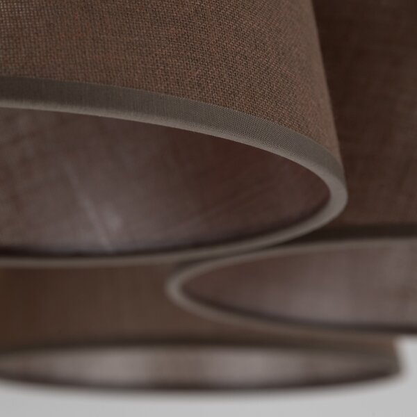 Brilagi - Lampadario da soffitto LATTE 5xE27/15W/230V pino/marrone