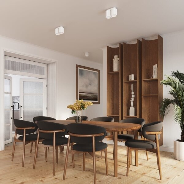 Sollux SL.1780 - Faretto AURA 2xGU10/10W/230V bianco