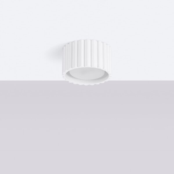Sollux SL.1782 - Faretto AURA 1xGX53/10W/230V 6 cm bianco