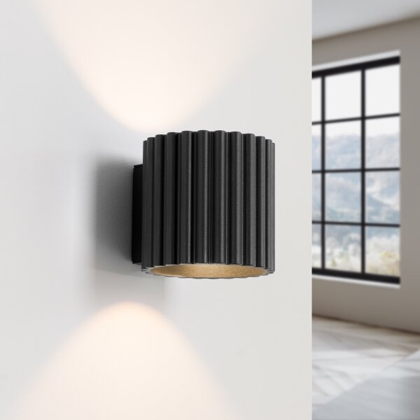 Sollux SL.1786 - Lampada da parete AURA 1xG9/10W/230V nera