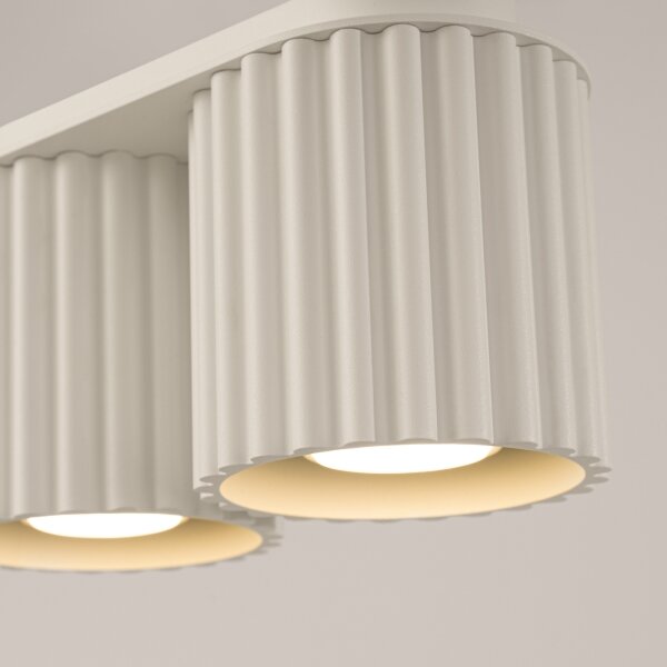 Sollux SL.1790 - Faretto AURA 2xGU10/10W/230V, colore crema
