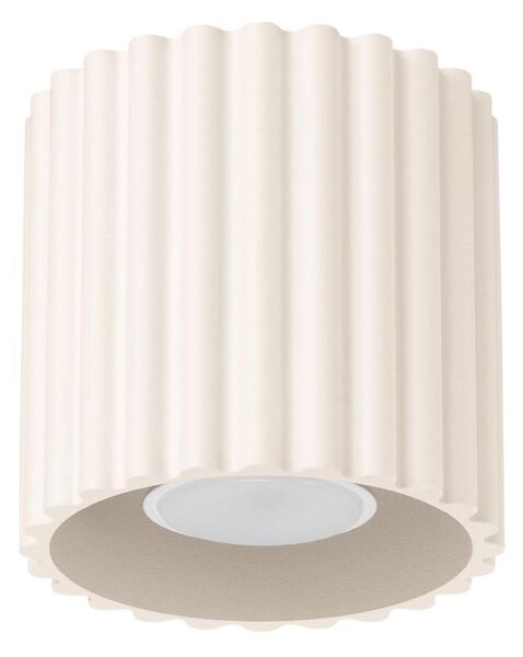 Sollux SL.1789 - Faretto AURA 1xGU10/10W/230V 10 cm colore crema