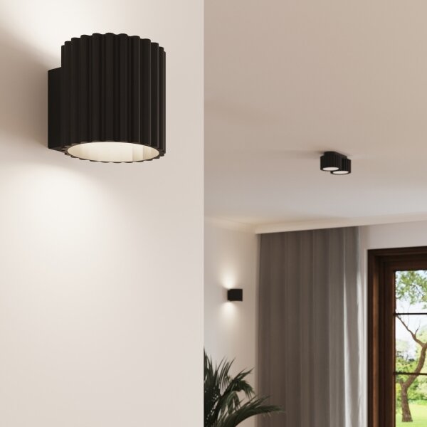 Sollux SL.1788 - Faretto AURA 2xGX53/10W/230V nero