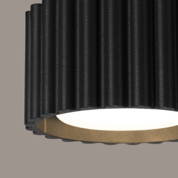 Sollux SL.1787 - Faretto AURA 1xGX53/10W/230V 6 cm nero