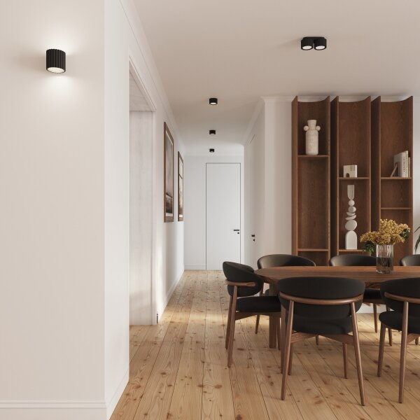 Sollux SL.1788 - Faretto AURA 2xGX53/10W/230V nero