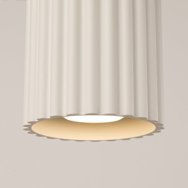 Sollux SL.1789 - Faretto AURA 1xGU10/10W/230V 10 cm colore crema