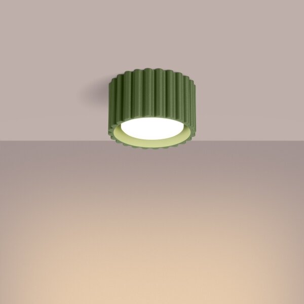 Sollux SL.1797 - Faretto AURA 1xGX53/10W/230V 6 cm verde