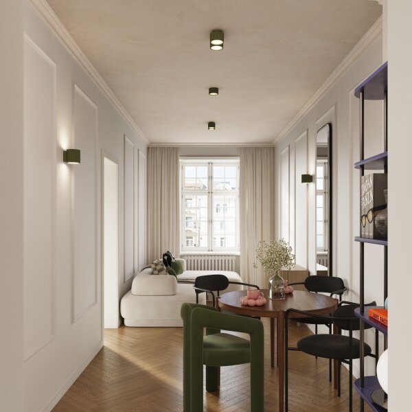 Sollux SL.1797 - Faretto AURA 1xGX53/10W/230V 6 cm verde