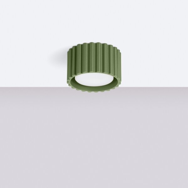 Sollux SL.1797 - Faretto AURA 1xGX53/10W/230V 6 cm verde