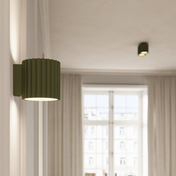 Sollux SL.1795 - Faretto AURA 2xGU10/10W/230V verde