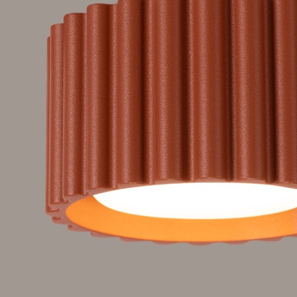 Sollux SL.1802 - Faretto AURA 1xGX53/10W/230V 6 cm arancione