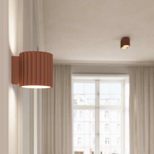 Sollux SL.1805 - Faretto AURA 2xGU10/10W/230V marrone