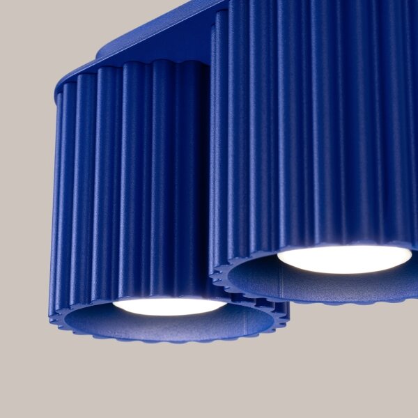Sollux SL.1810 - Faretto AURA 2xGU10/10W/230V blu